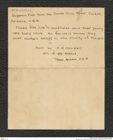 Nachlass Franz Steindachner, Notiz von Ethel A. Hopper, Inv.Nr. 237.02, Seite 1
